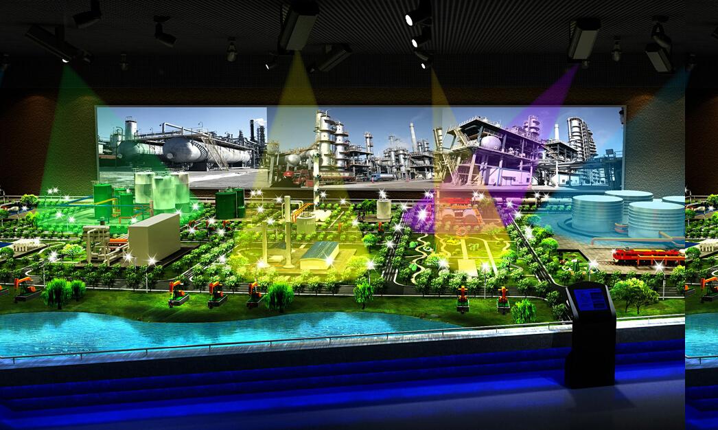 【展館設計】企業(yè)展廳設計數字沙盤技術的價值所在